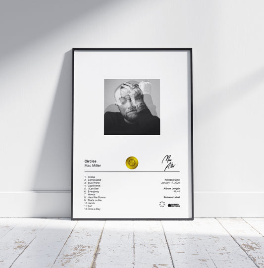 Mac Miller Poster - Circles Album Cover Poster Print