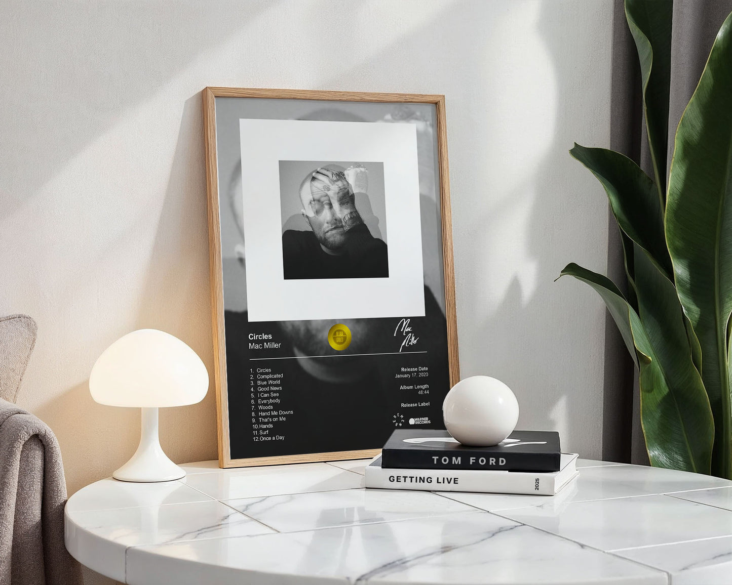 Mac Miller Poster - Circles Album Cover Poster Print - STUDIO EDITION