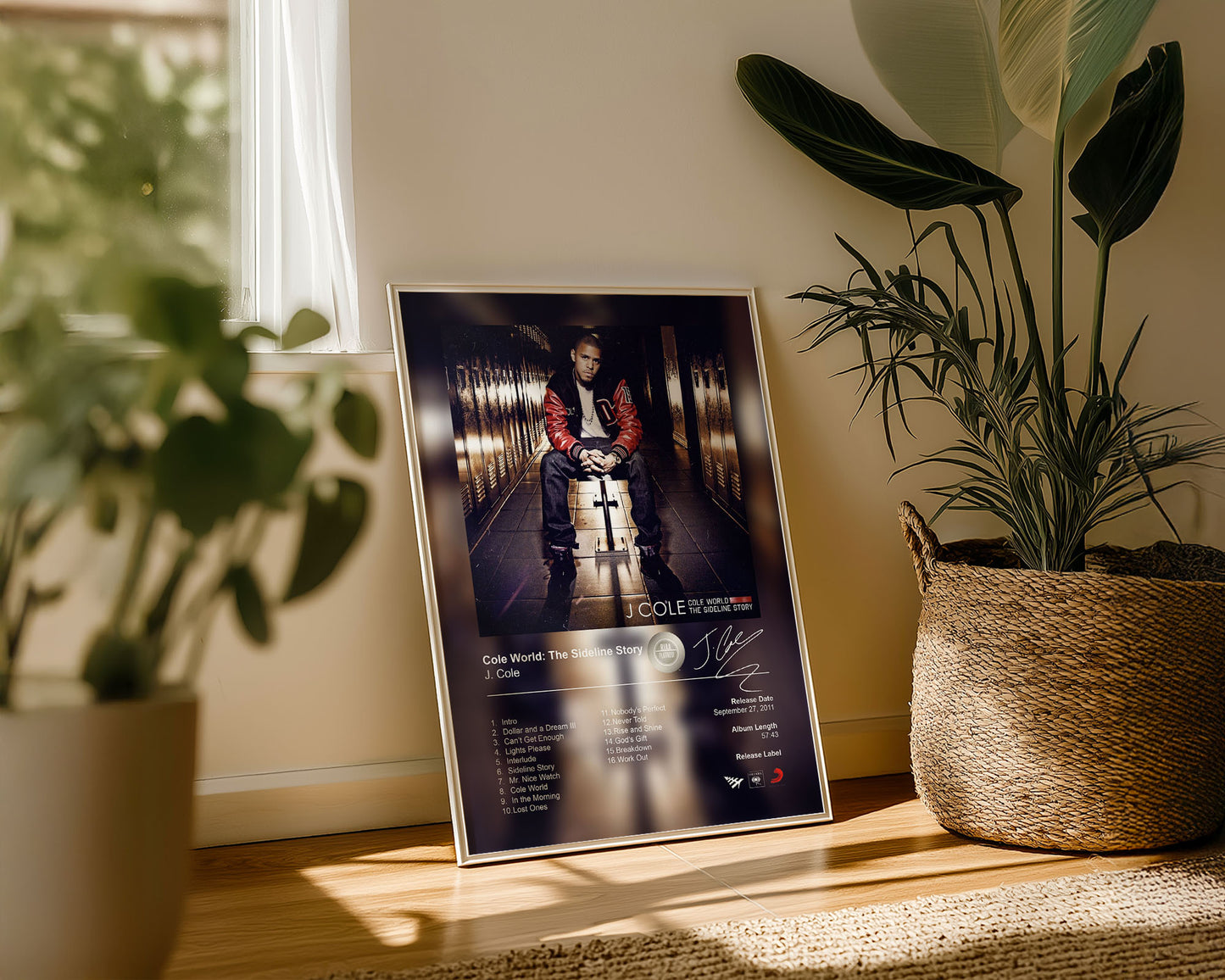 J. Cole Poster - Cole World: The Sideline Story Album Cover Poster Print - STUDIO EDITION