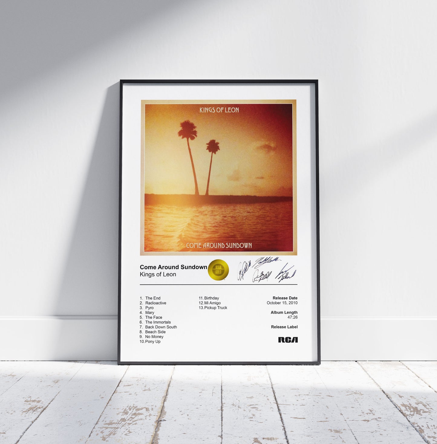 Kings of Leon Poster - Come Around Sundown Album Cover Poster Print