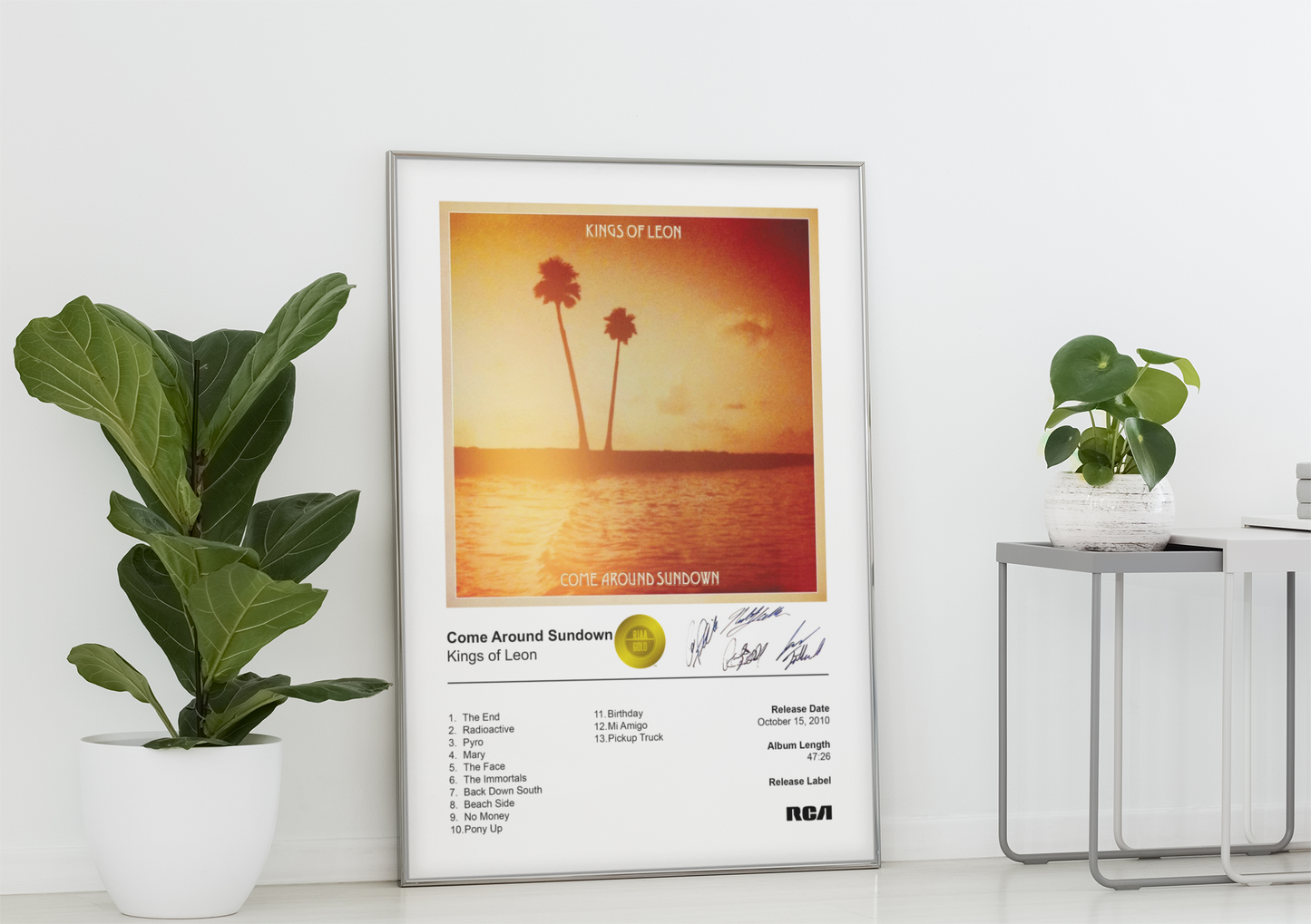 Kings of Leon Poster - Come Around Sundown Album Cover Poster Print