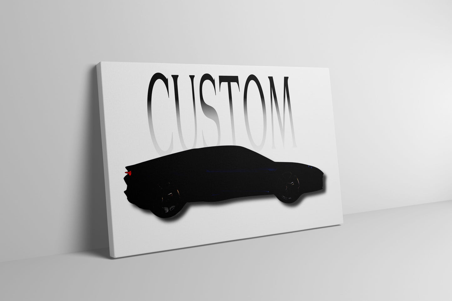 Choose Your Own Car Canvas - Any Car Canvas - Custom Wrapped Canvas