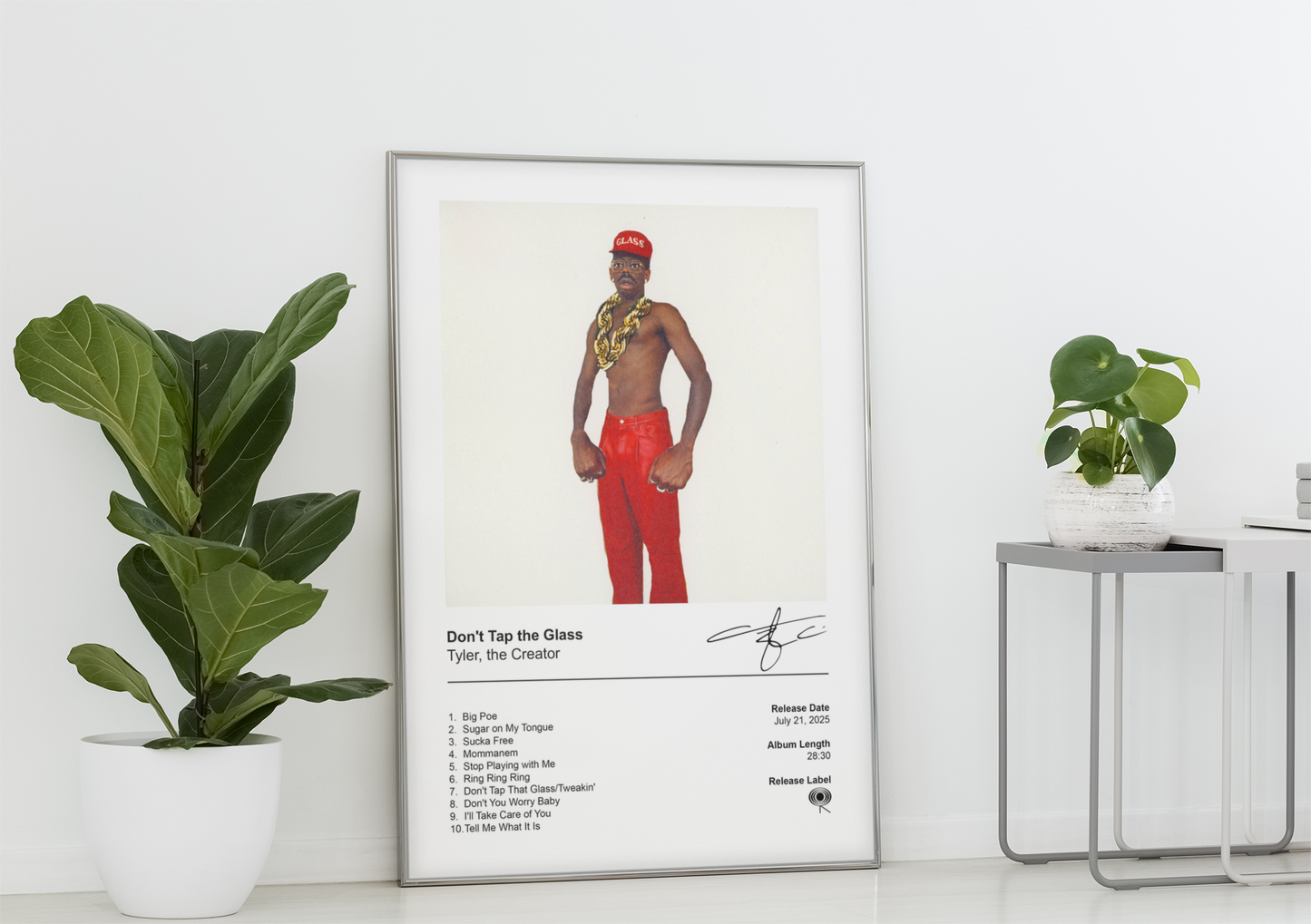 Tyler, the Creator Poster - Don't Tap the Glass Album Cover Poster Print