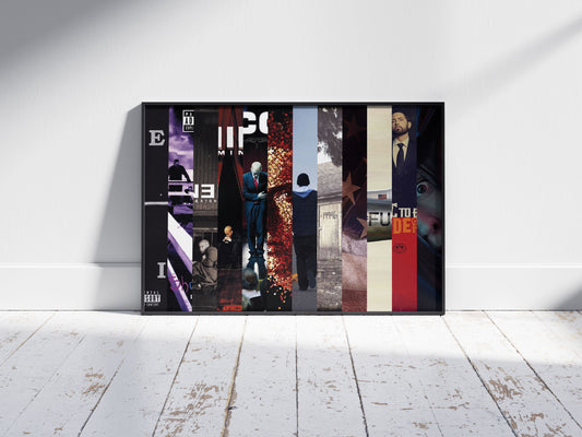 Eminem Poster - Eminem Album Covers Poster Print