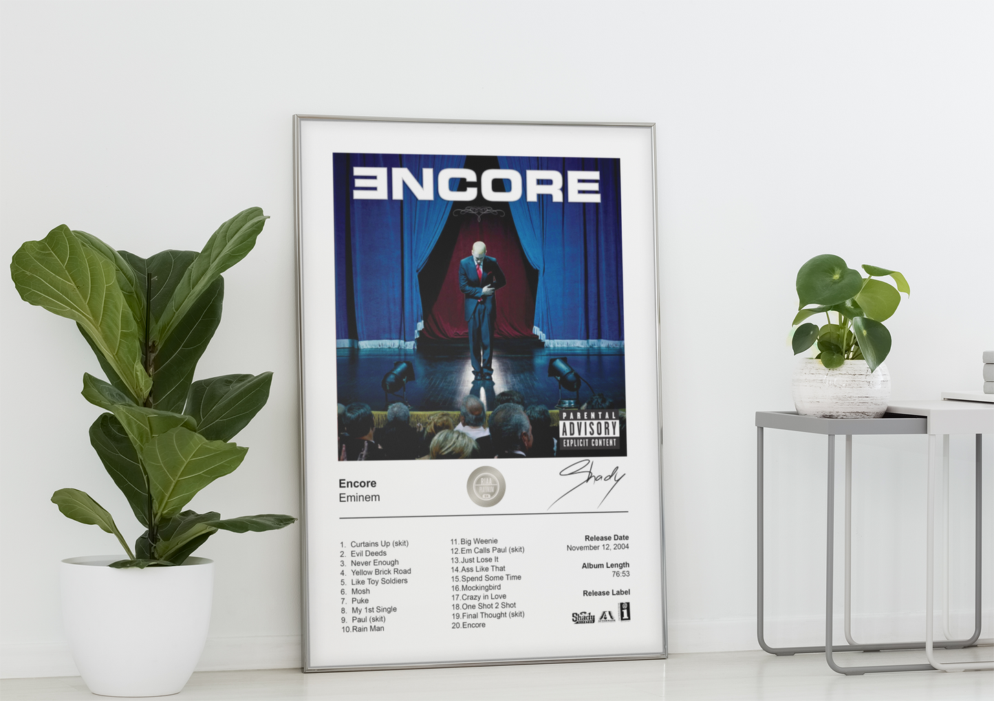 Eminem Poster - Encore Album Cover Poster Print