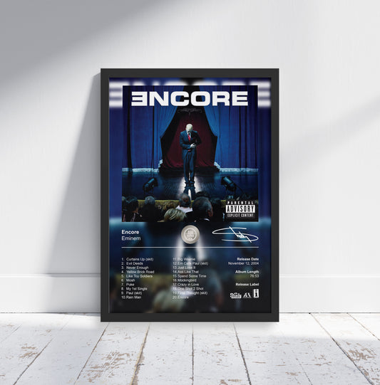 Eminem Poster - Encore Album Cover Poster Print - STUDIO EDITION
