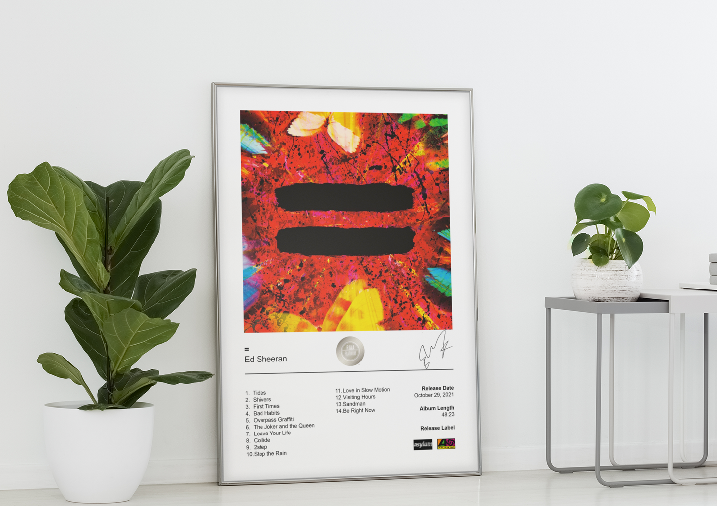 Ed Sheeran Poster - = Album Cover Poster Print