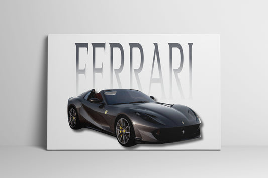 Ferrari 812 GTS Wrapped Canvas