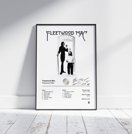 Fleetwood Mac Poster - Fleetwood Mac Album Cover Poster Print