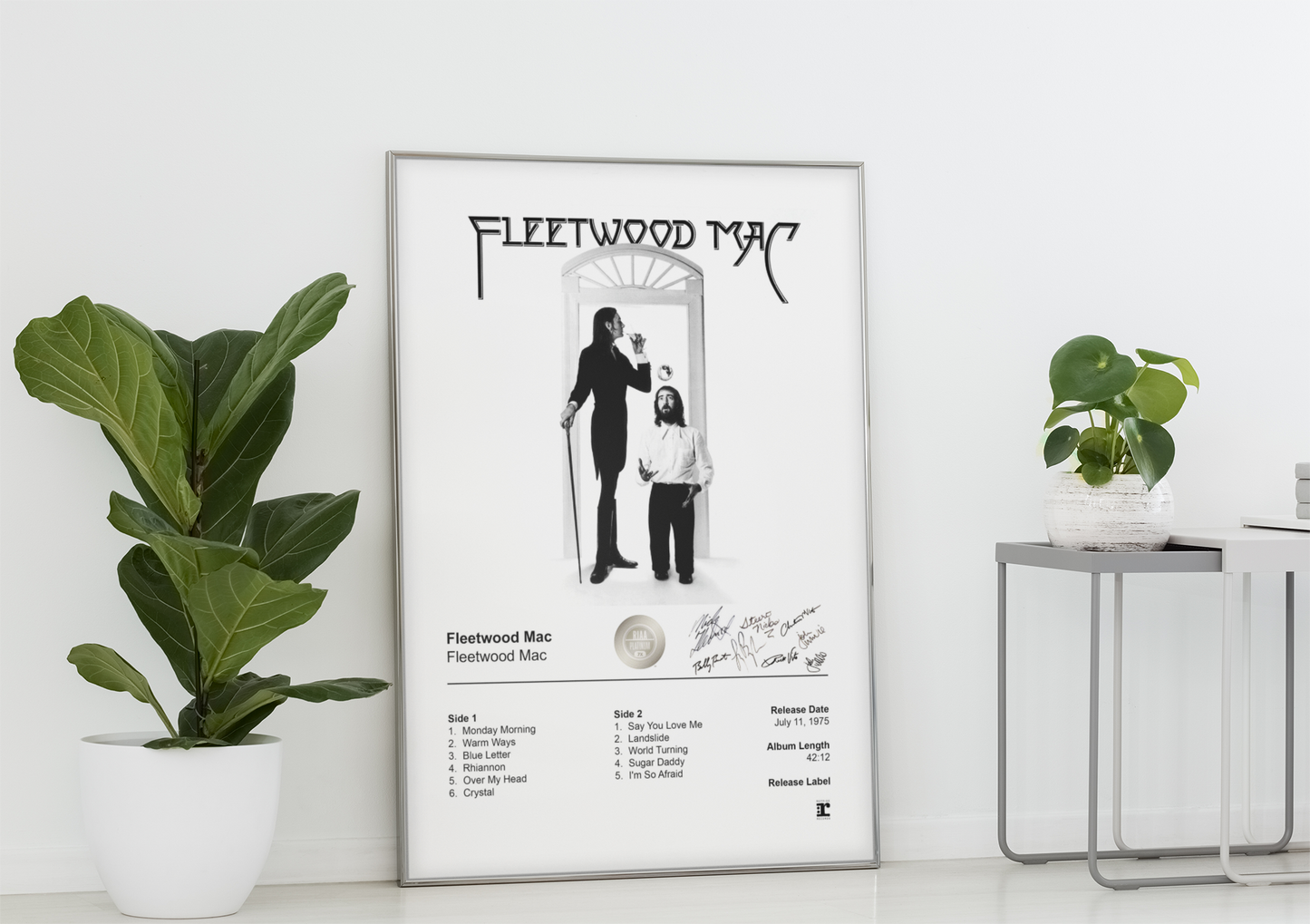 Fleetwood Mac Poster - Fleetwood Mac Album Cover Poster Print