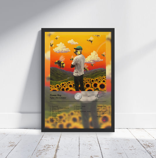 Tyler, the Creator Poster - Flower Boy Album Cover Poster Print - STUDIO EDITION