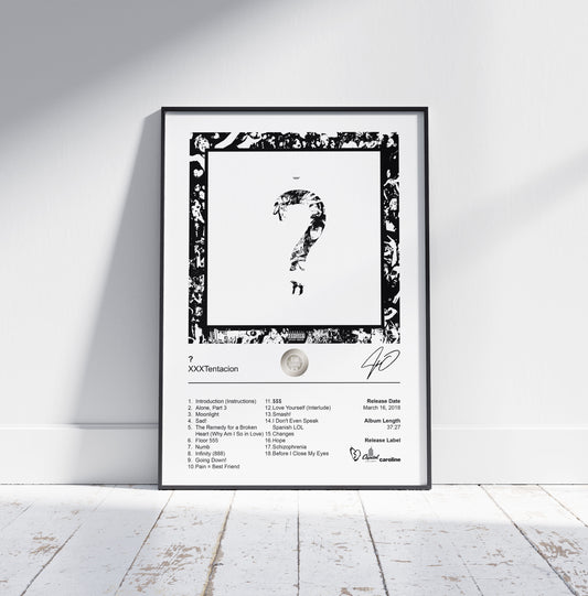 XXXTentacion Poster - ? Album Cover Poster Print