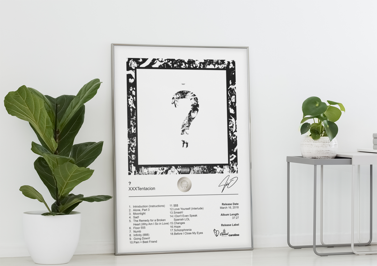 XXXTentacion Poster - ? Album Cover Poster Print