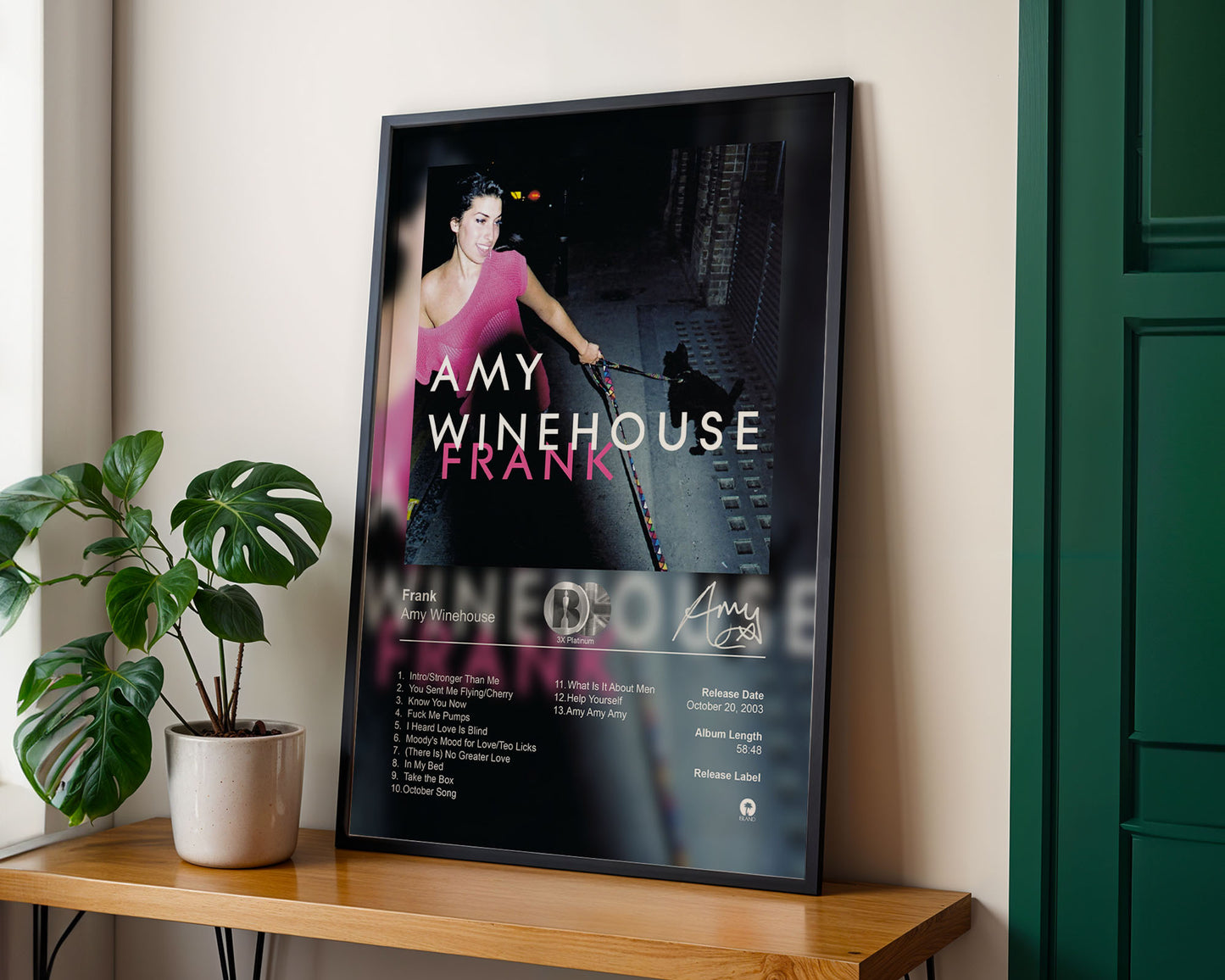Amy Winehouse Poster - Frank Album Cover Poster Print - STUDIO EDITION