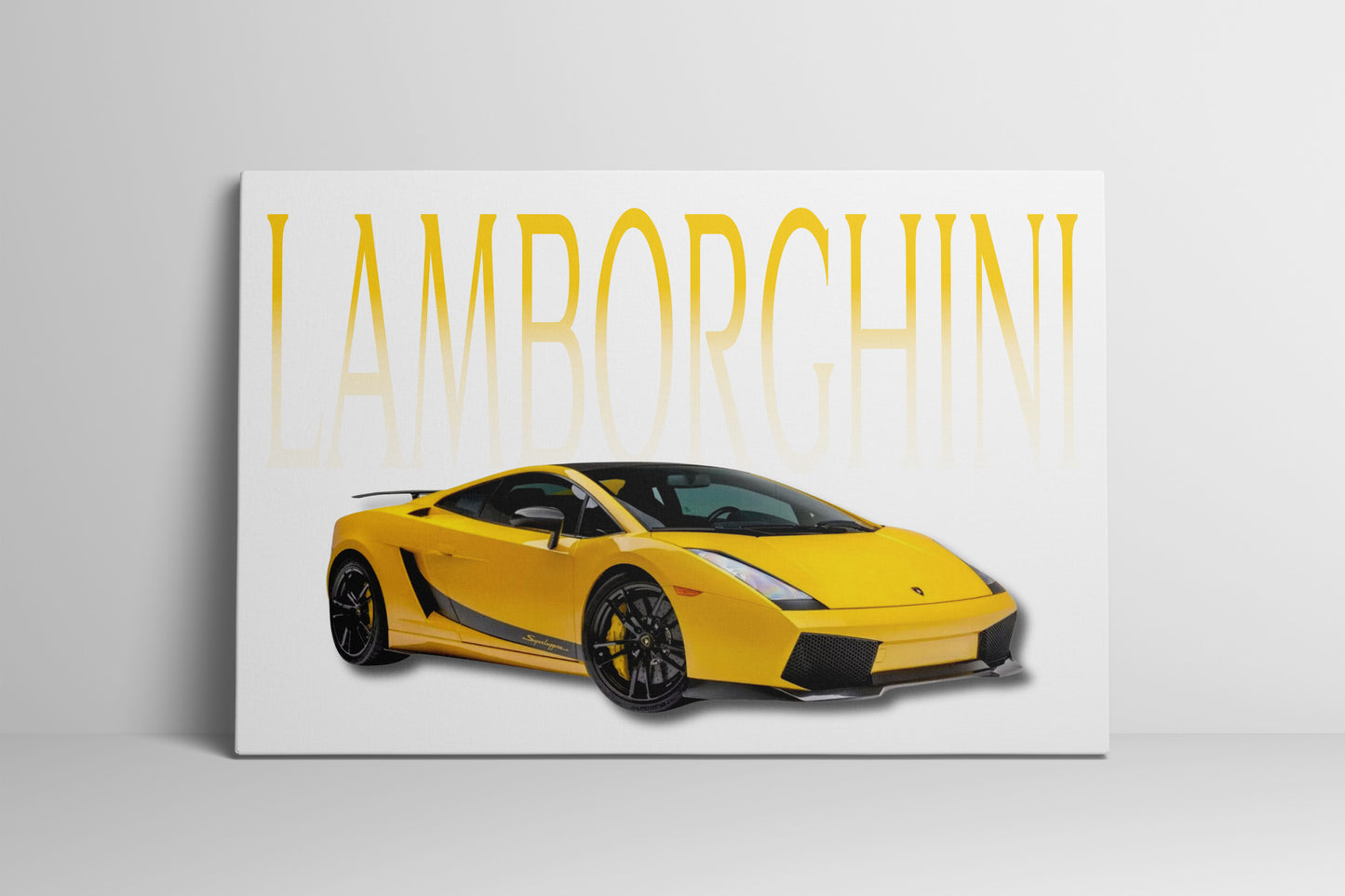 Lamborghini Gallardo Wrapped Canvas