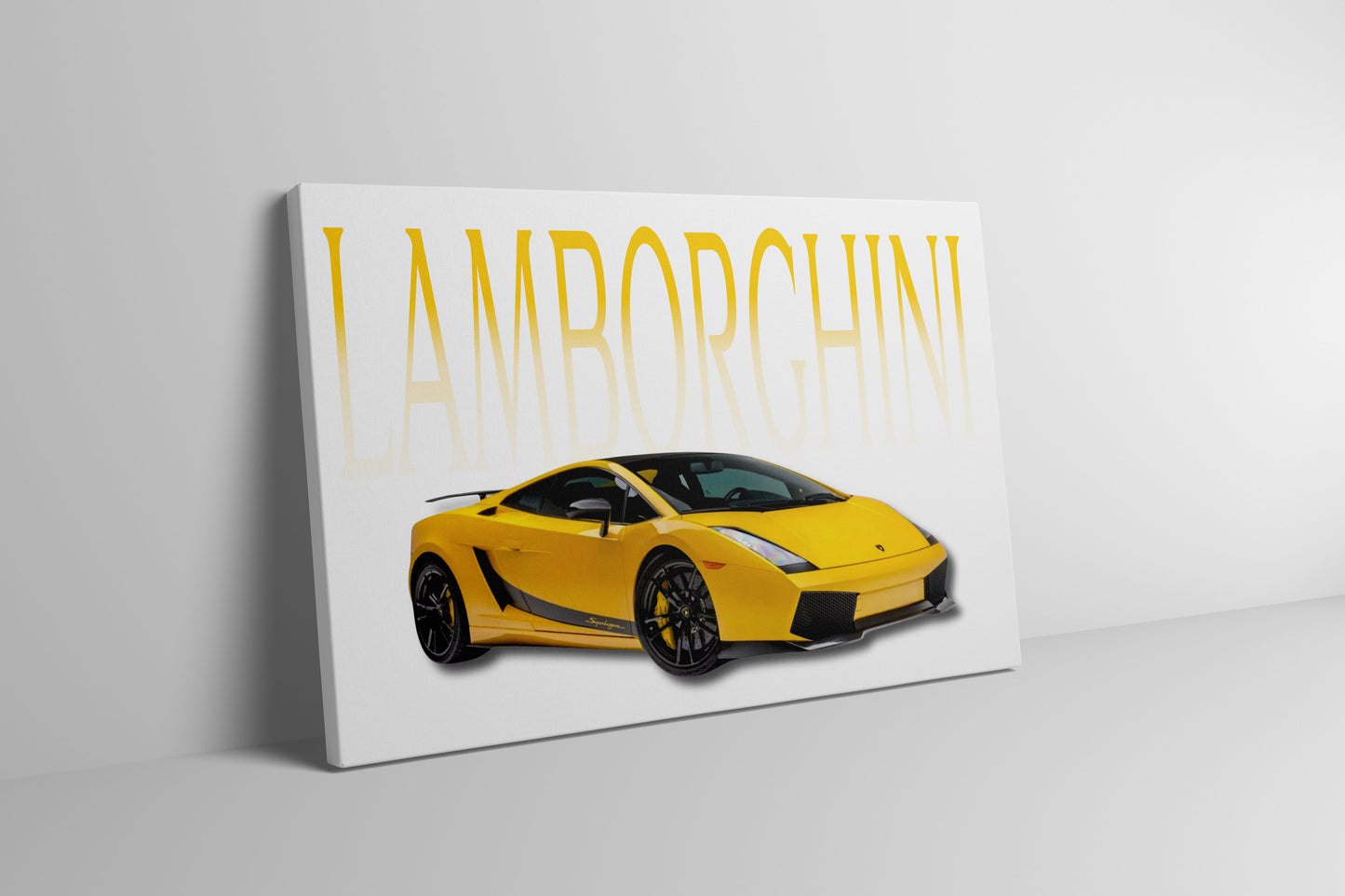 Lamborghini Gallardo Wrapped Canvas