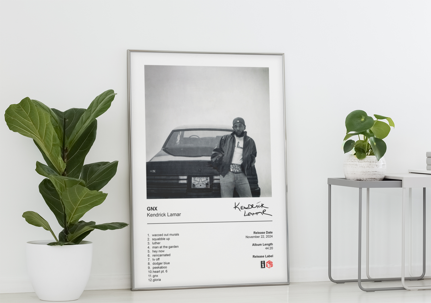 Kendrick Lamar Poster - GNX Album Cover Poster Print