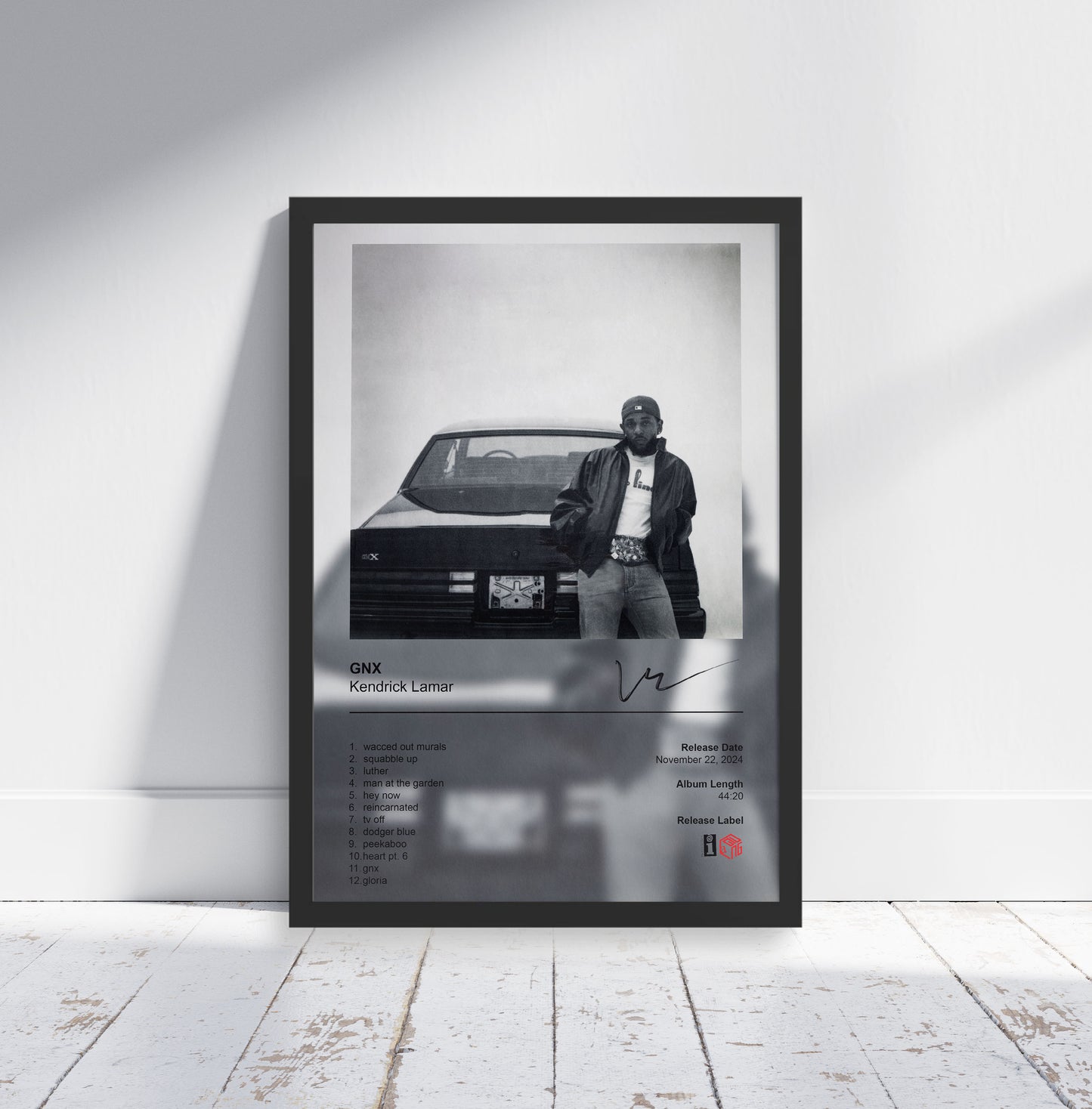 Kendrick Lamar Poster - GNX Album Cover Poster Print - STUDIO EDITION