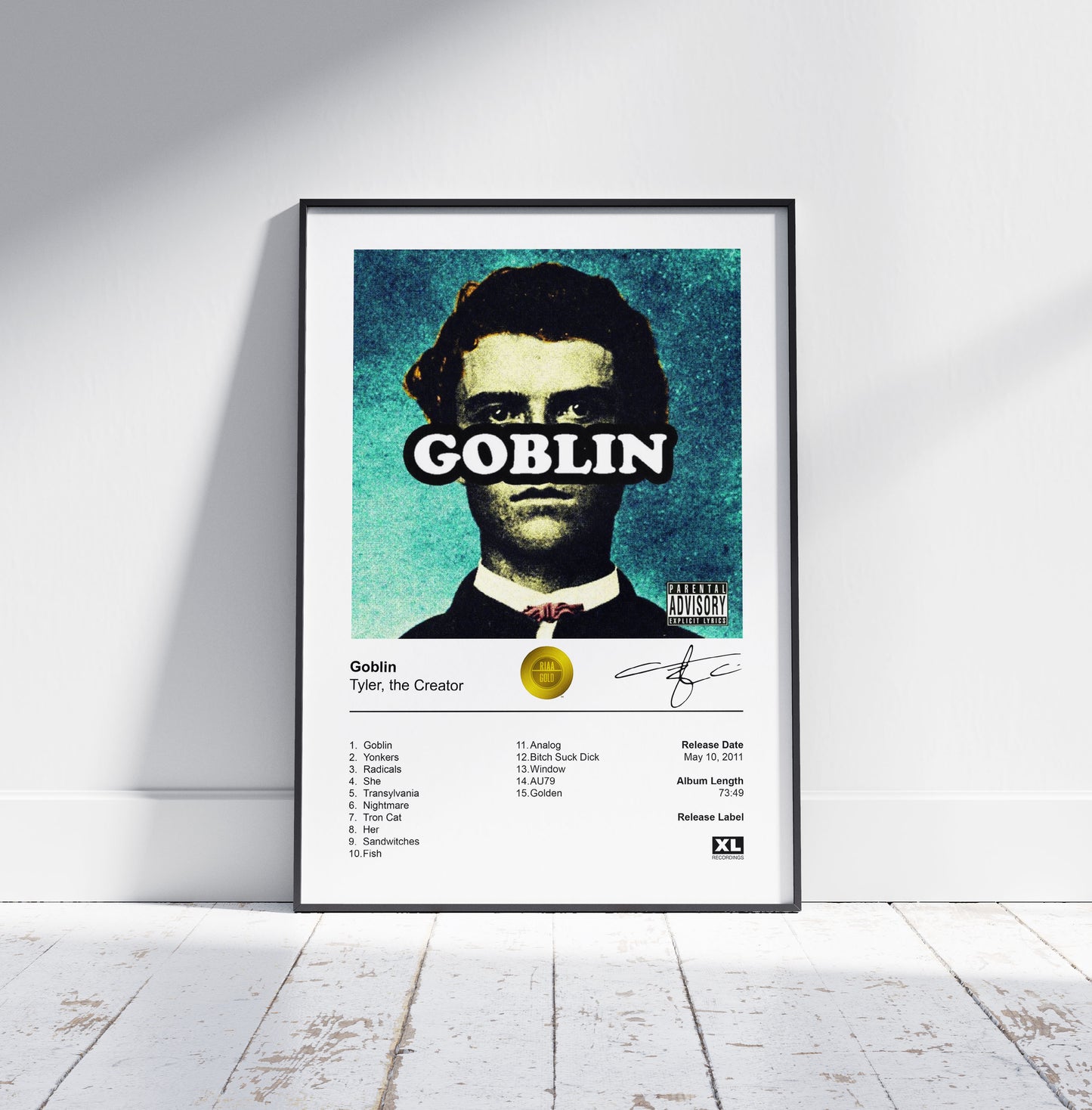 Tyler, the Creator Poster - Goblin Album Cover Poster Print