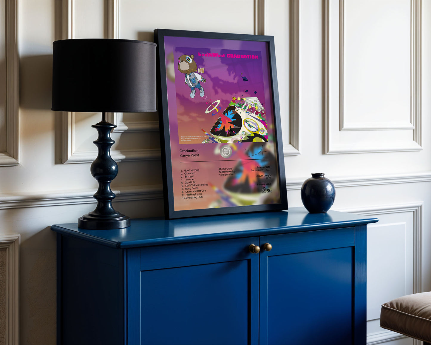 Kanye West Poster - Graduation Album Cover Poster Print - STUDIO EDITION
