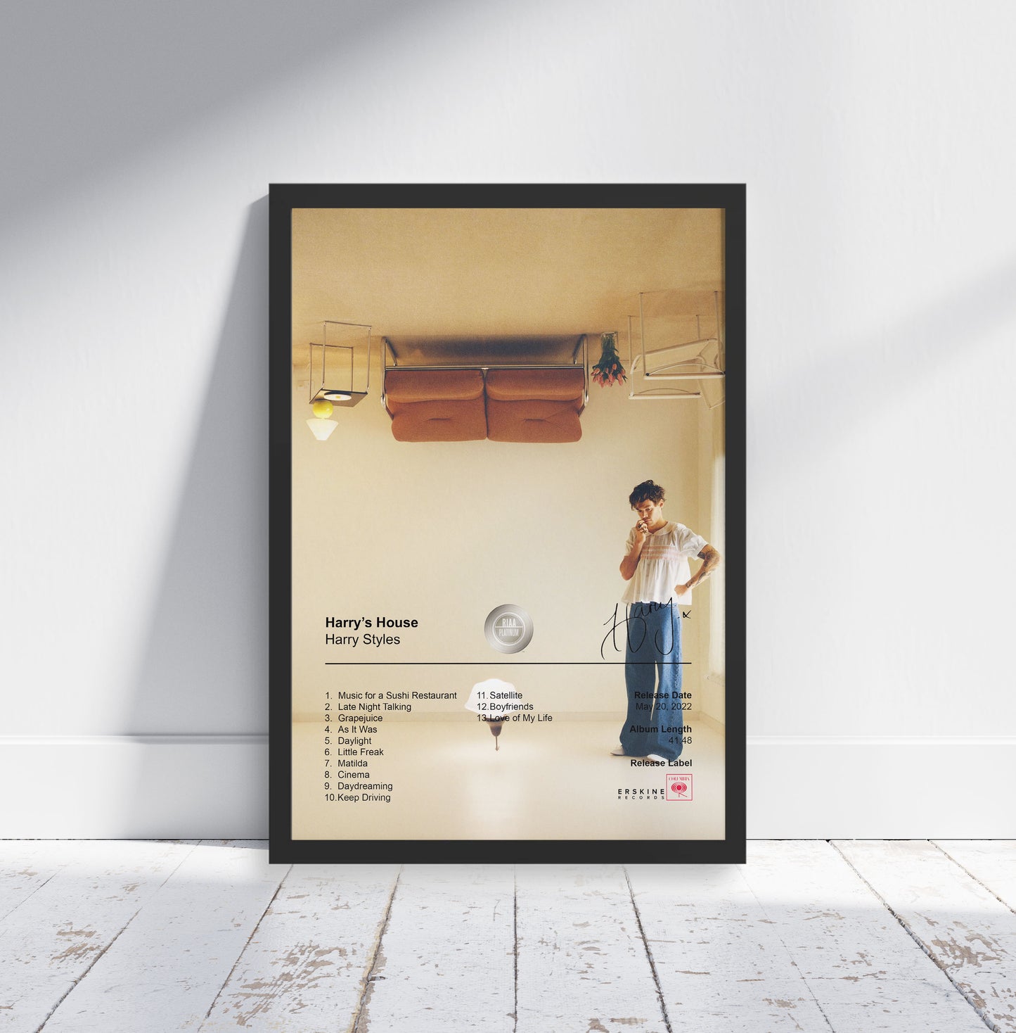 Harry Styles Poster - Harry's House Album Cover Poster Print - STUDIO EDITION