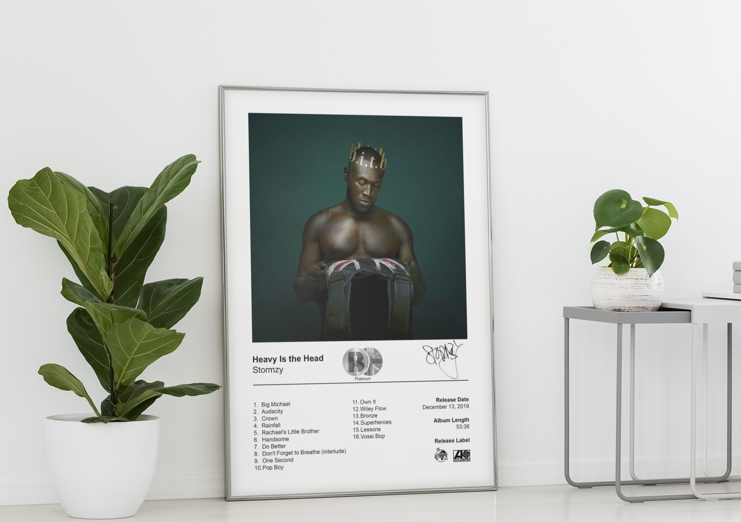 Stormzy Poster - Heavy Is the Head Album Cover Poster Print