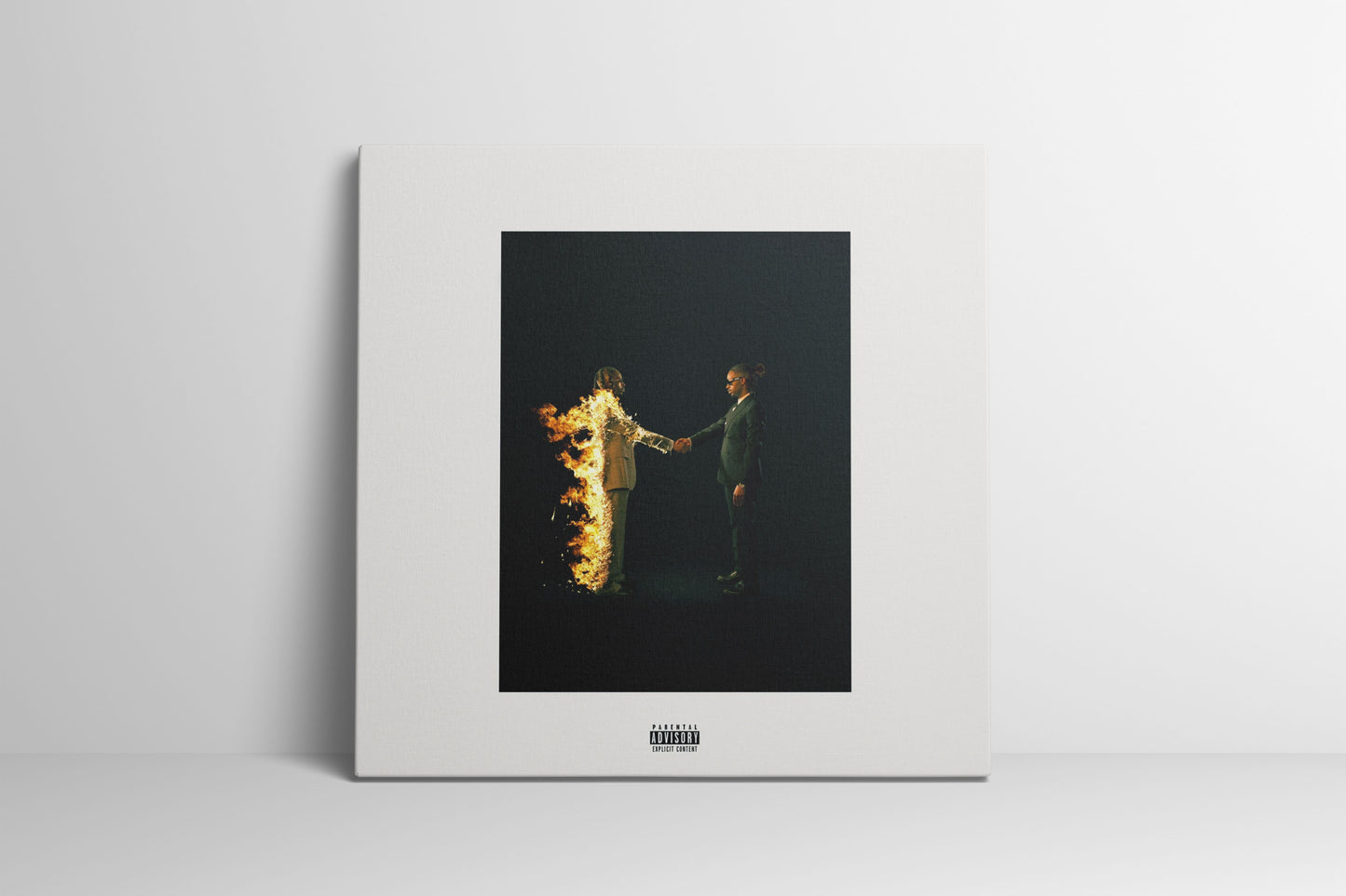 Metro Boomin Canvas - Heroes and Villains Album Cover Wrapped Canvas