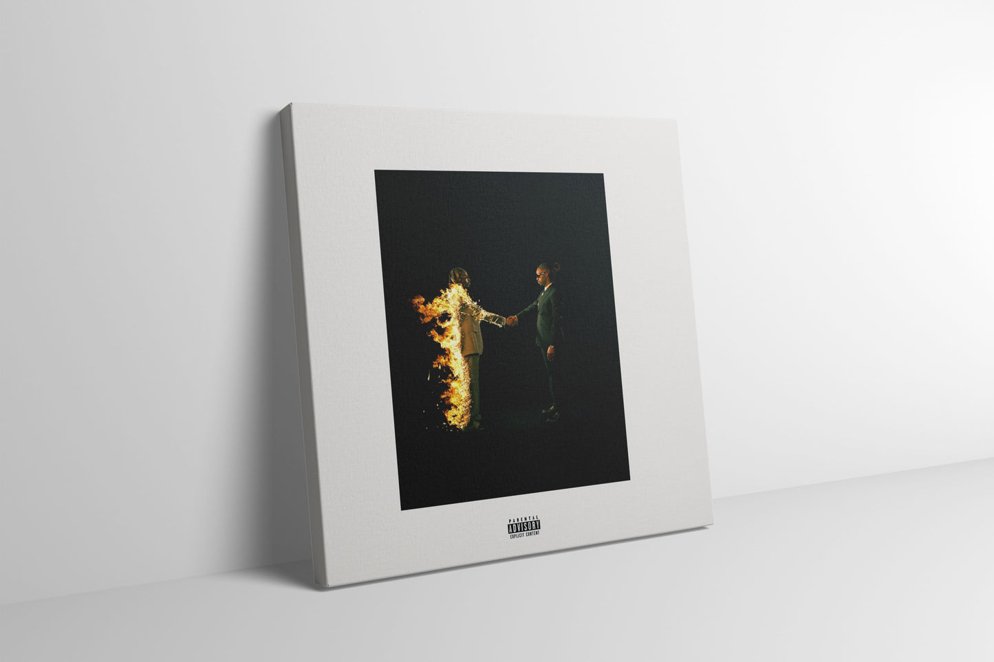 Metro Boomin Canvas - Heroes and Villains Album Cover Wrapped Canvas