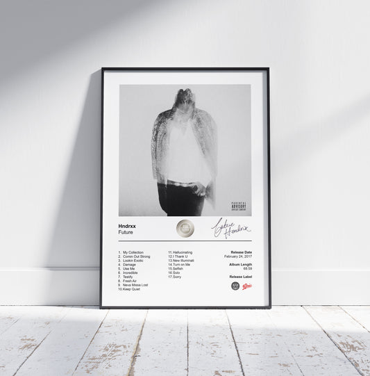 Future Poster - Hndrxx Album Cover Poster Print