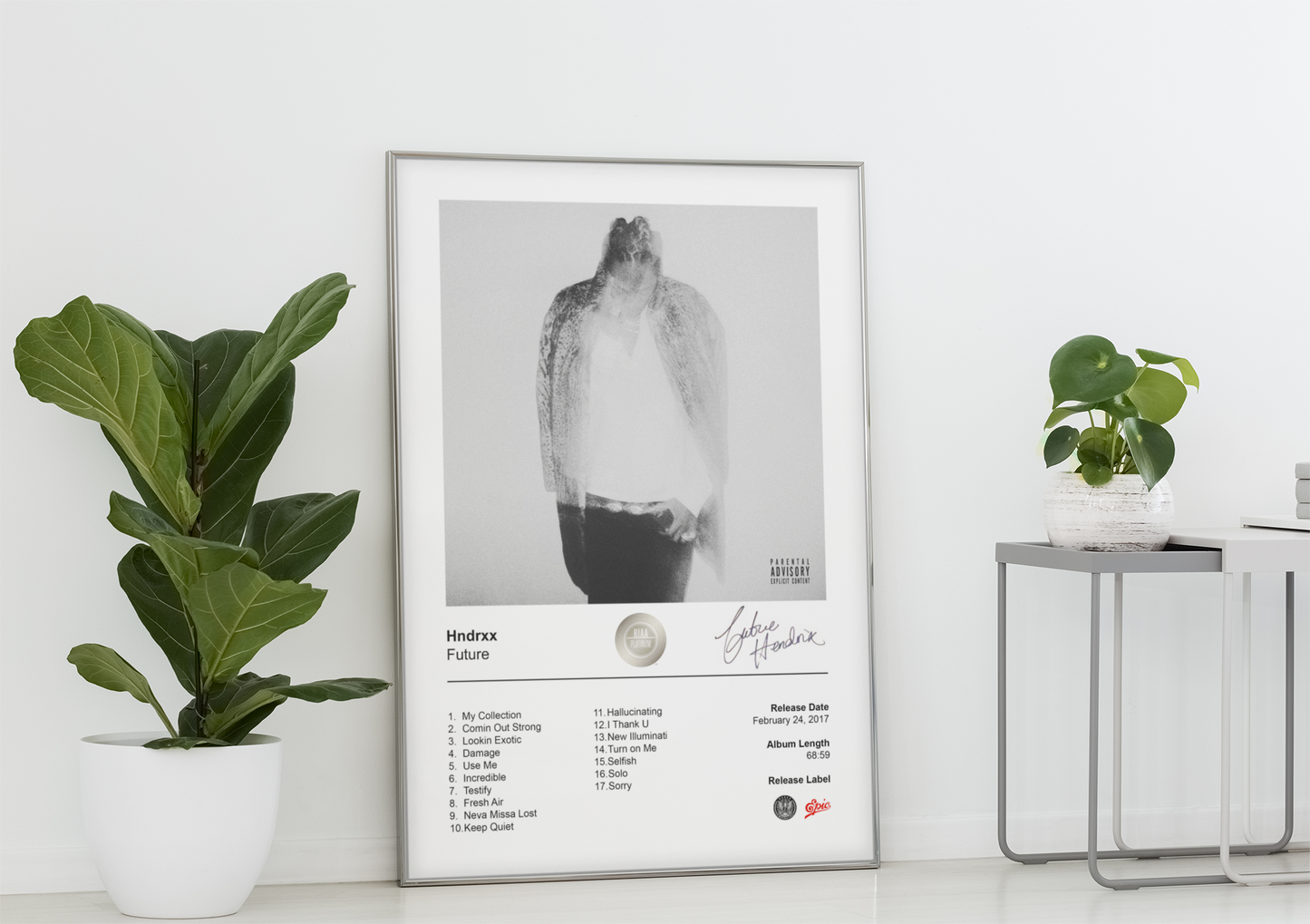 Future Poster - Hndrxx Album Cover Poster Print