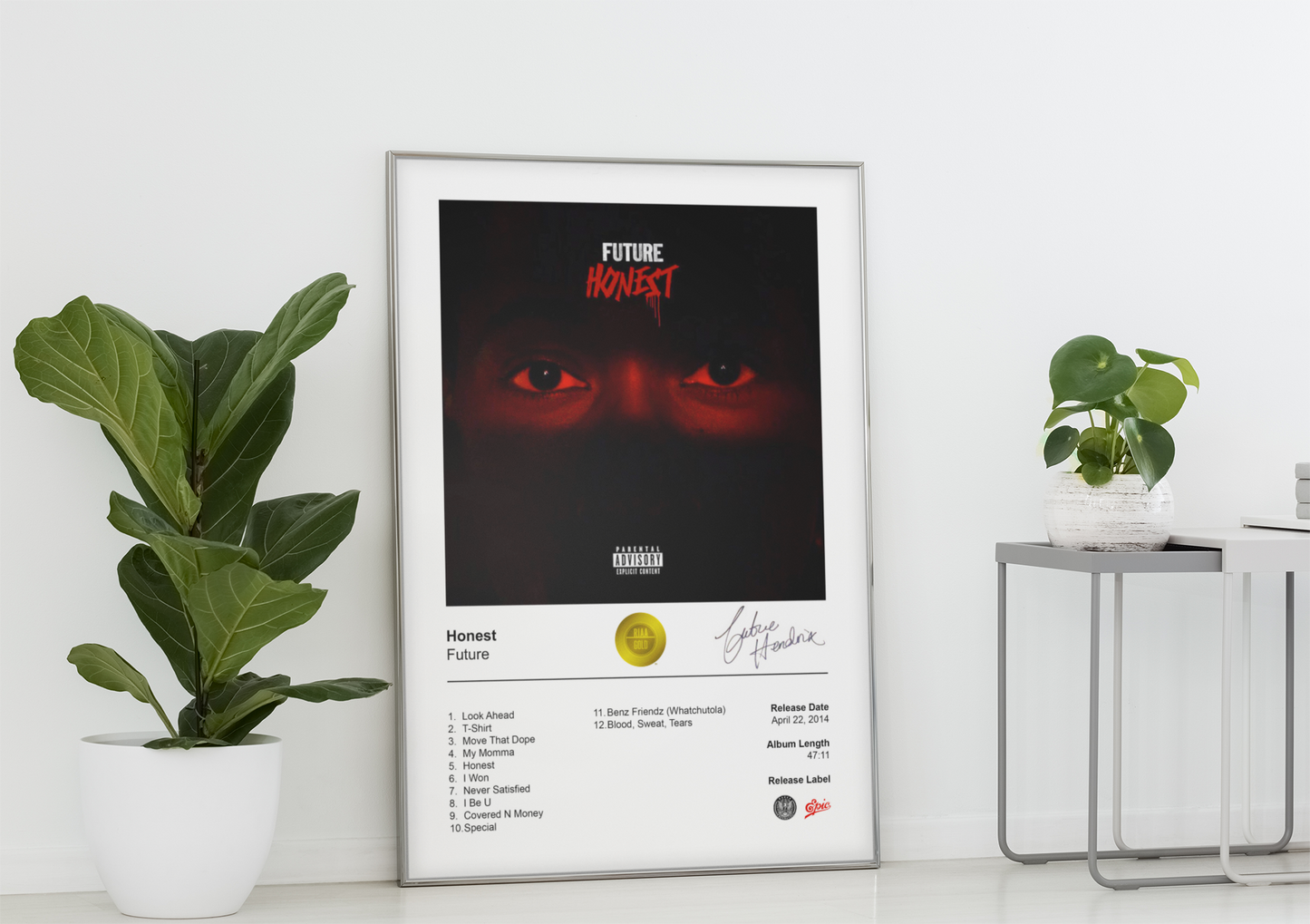 Future Poster - Honest Album Cover Poster Print