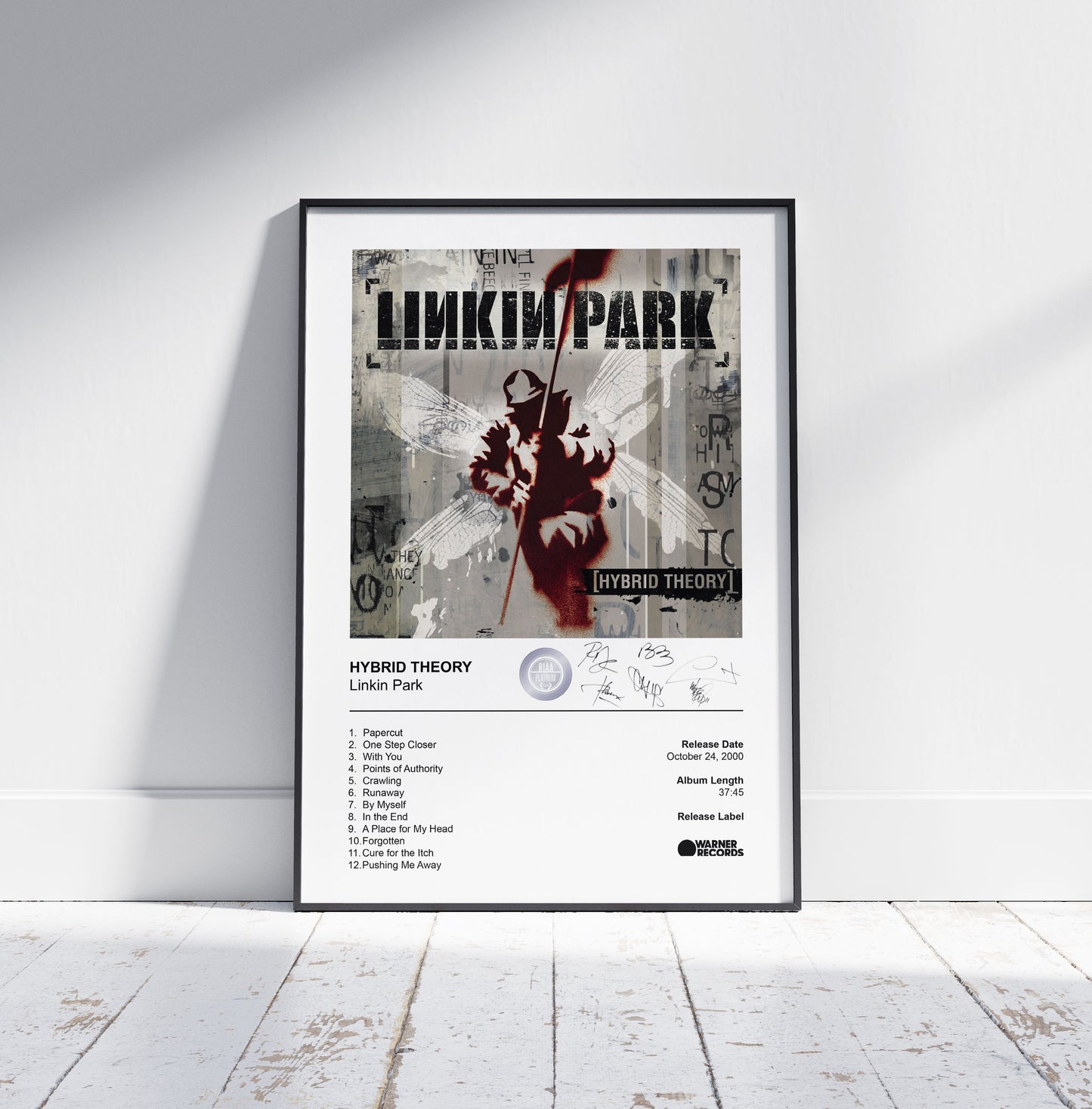 Linkin Park Poster - Hybrid Theory Album Cover Poster Print