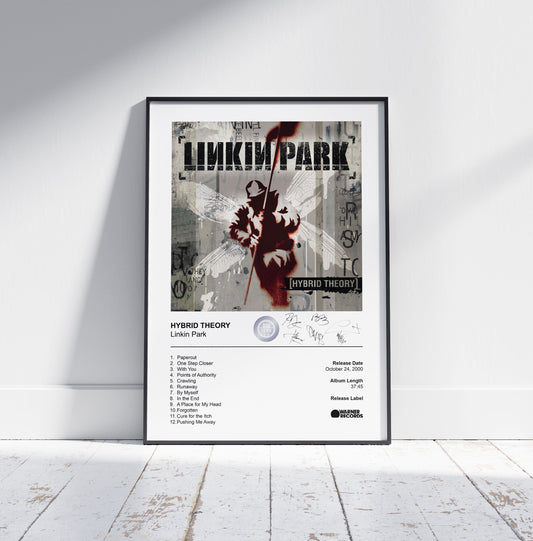 Linkin Park Poster - Hybrid Theory Album Cover Poster Print