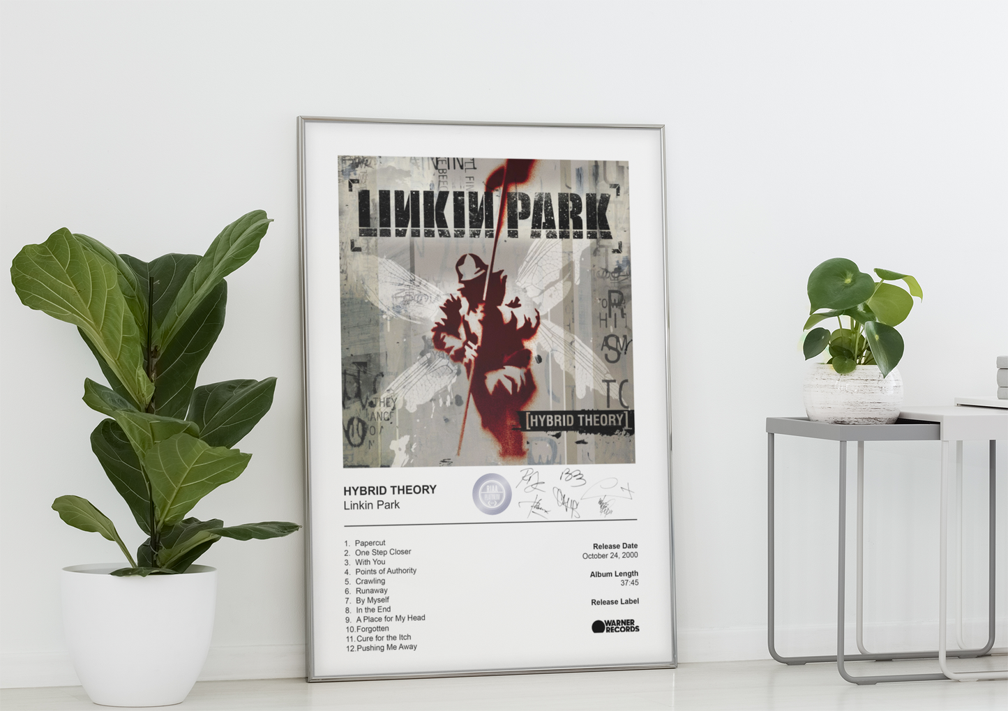 Linkin Park Poster - Hybrid Theory Album Cover Poster Print
