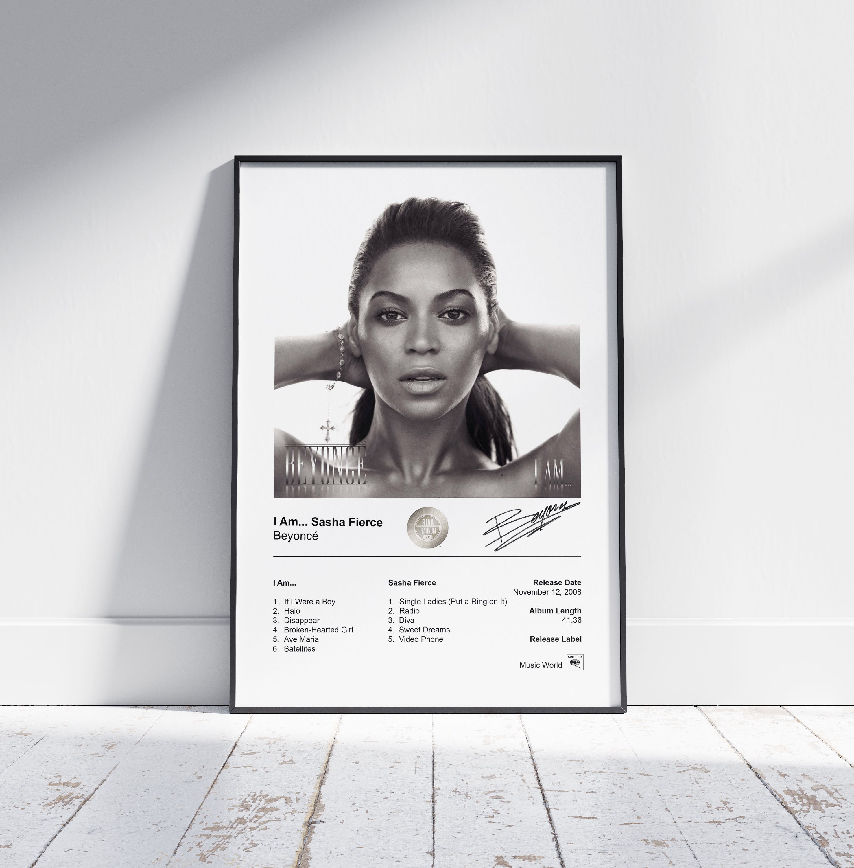 Beyoncé Poster I Am... Sasha Fierce Album Cover Poster Print Ink