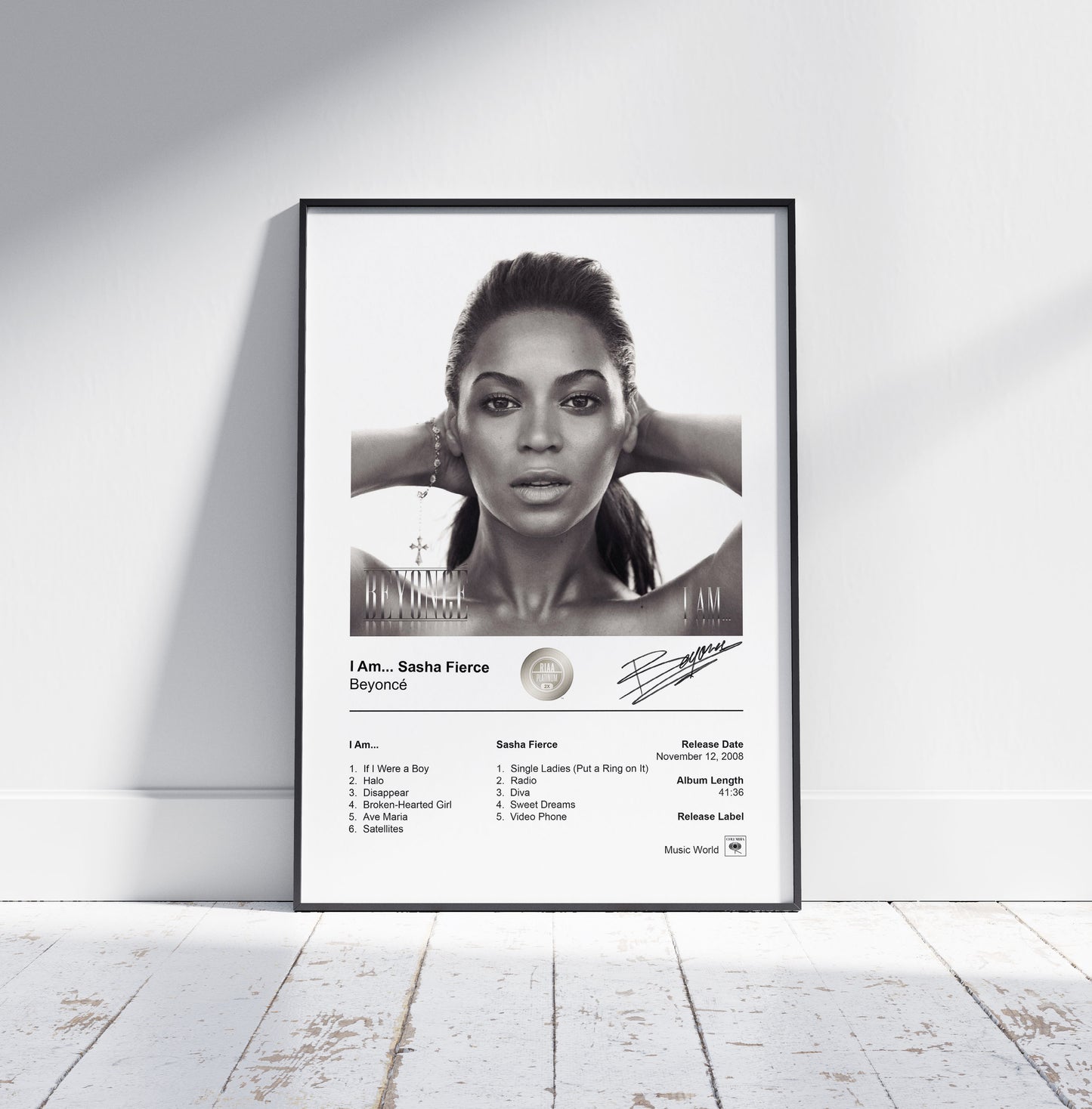 Beyoncé Poster - I Am... Sasha Fierce Album Cover Poster Print