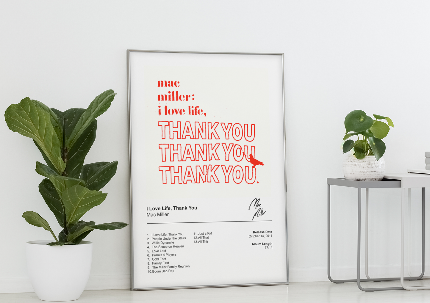 Mac Miller Poster - I Love Life, Thank You Album Cover Poster Print