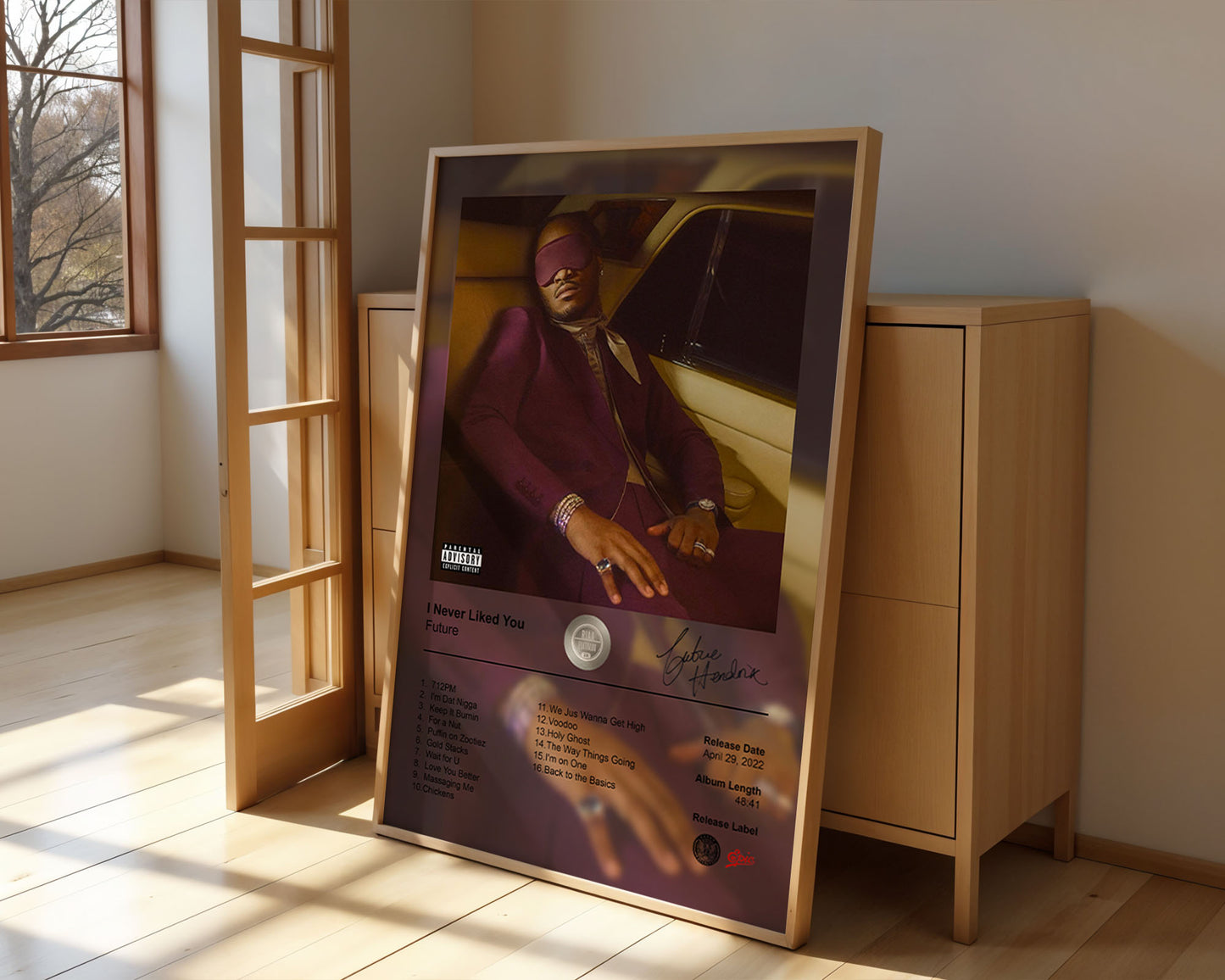 Future Poster - I Never Liked You Album Cover Poster Print - STUDIO EDITION