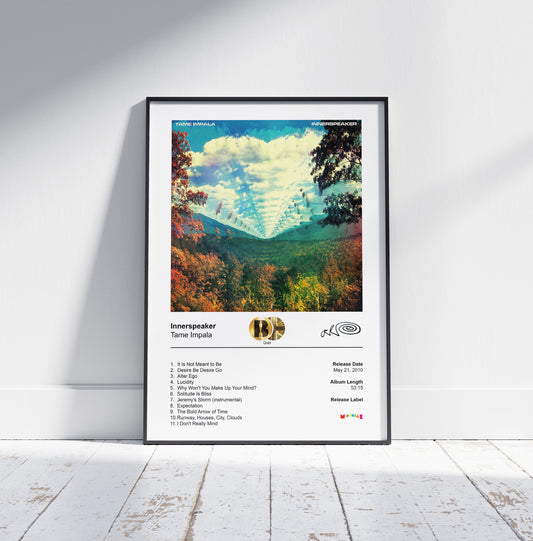 Tame Impala Poster - Innerspeaker Album Cover Poster Print