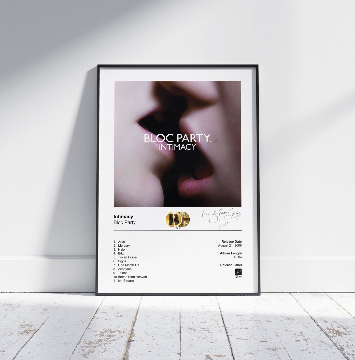 Bloc Party Poster - Intimacy Album Cover Poster Print