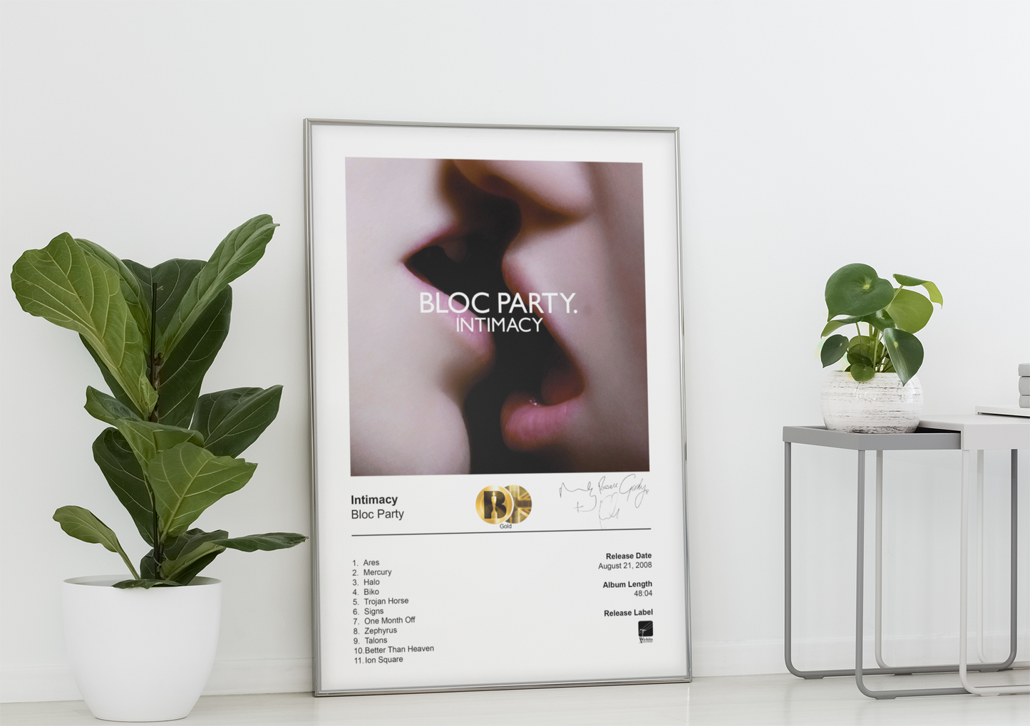 Bloc Party Poster - Intimacy Album Cover Poster Print