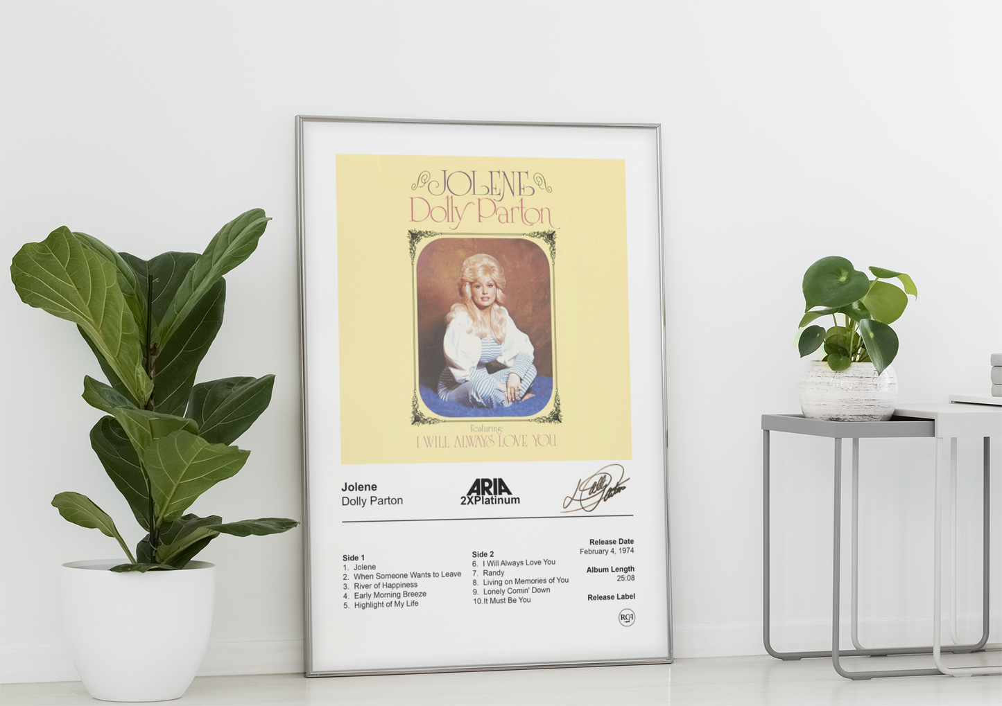 Dolly Parton Poster - Jolene Album Cover Poster Print