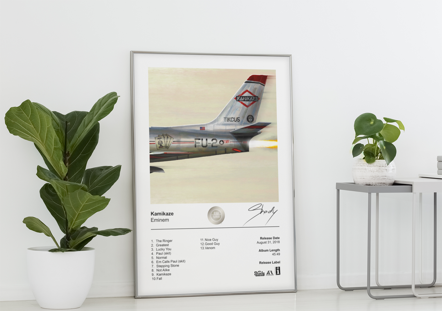 Eminem Poster - Kamikaze Album Cover Poster Print