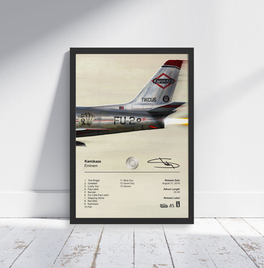 Eminem Poster - Kamikaze Album Cover Poster Print - STUDIO EDITION