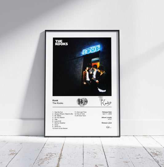 The Kooks Poster - Konk Album Cover Poster Print