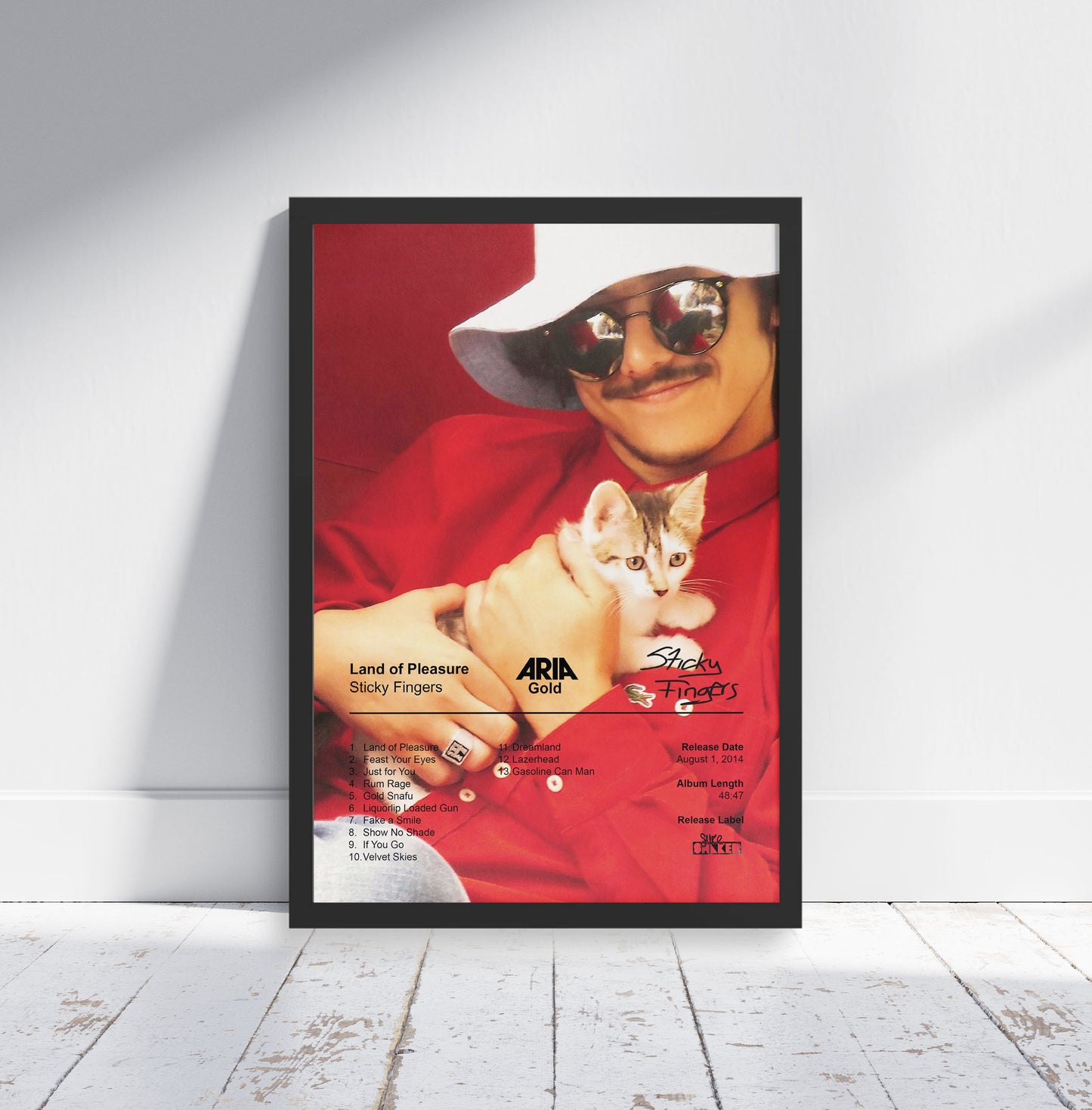 Sticky Fingers Poster - Land of Pleasure Album Cover Poster Print - STUDIO EDITION
