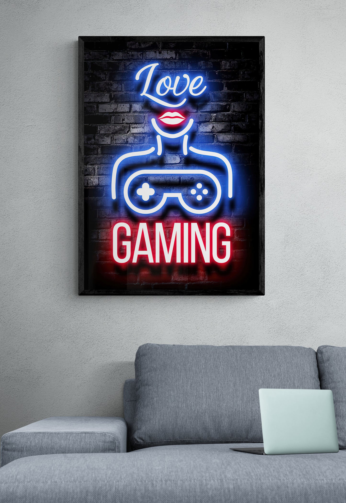 Love Gaming Poster Print