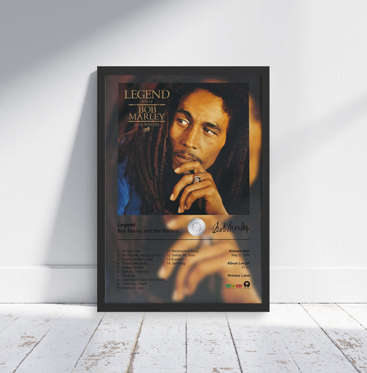 Bob Marley and the Wailers Poster - Legend Album Cover Poster Print - STUDIO EDITION