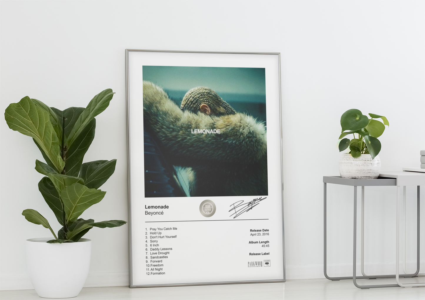 Beyoncé Poster - Lemonade Album Cover Poster Print