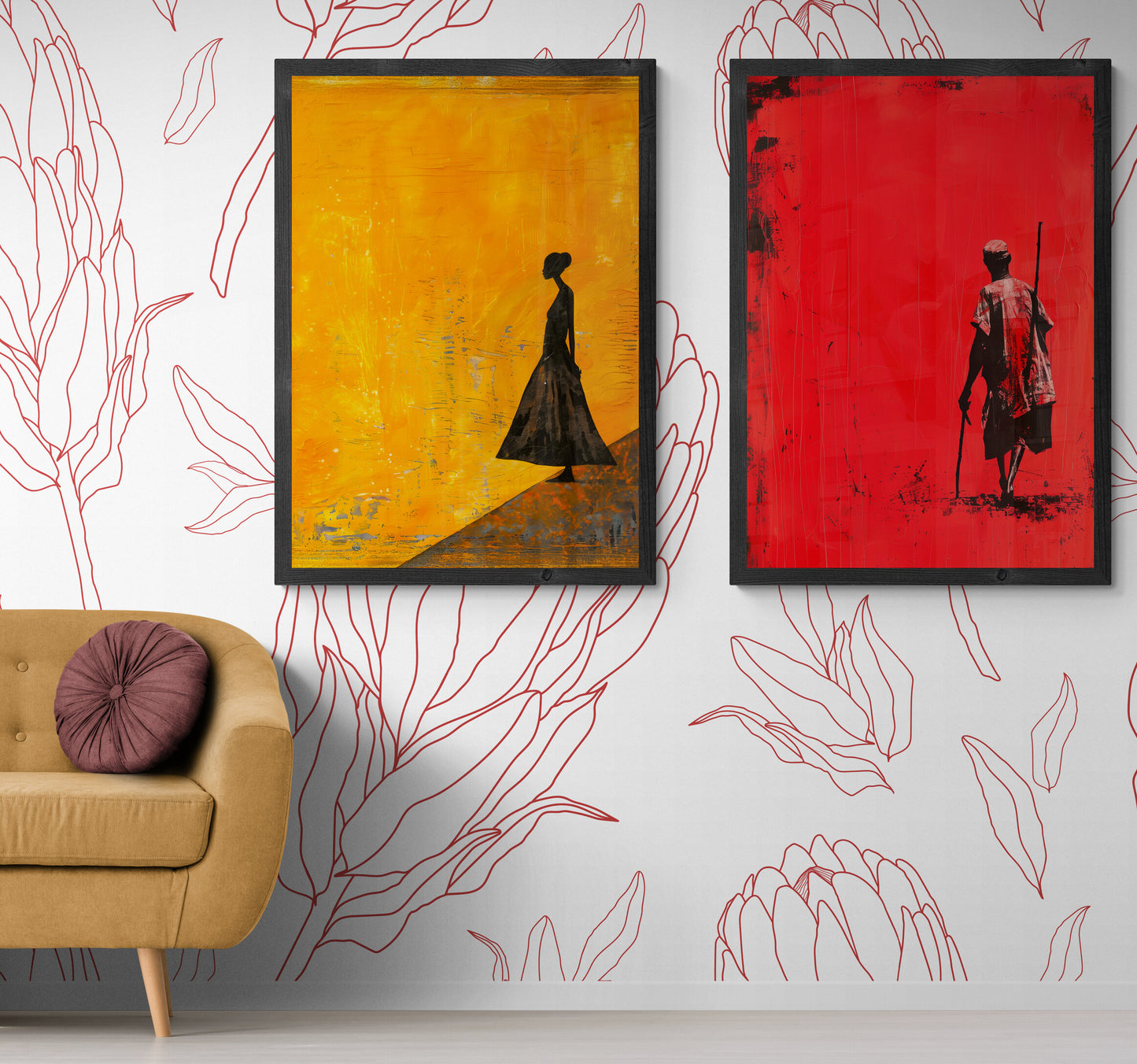 Where Her Footsteps Fall Poster Print
